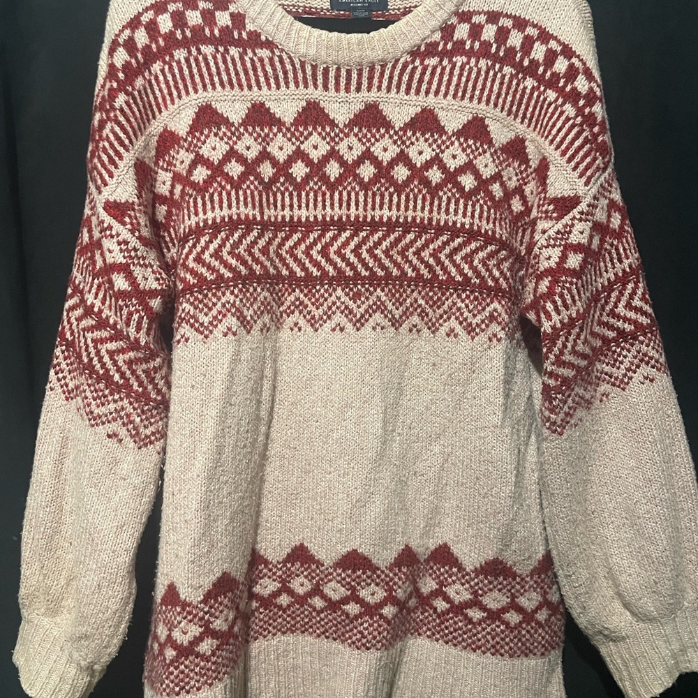 Oversized fairisle sweater - Picture 2 of 6